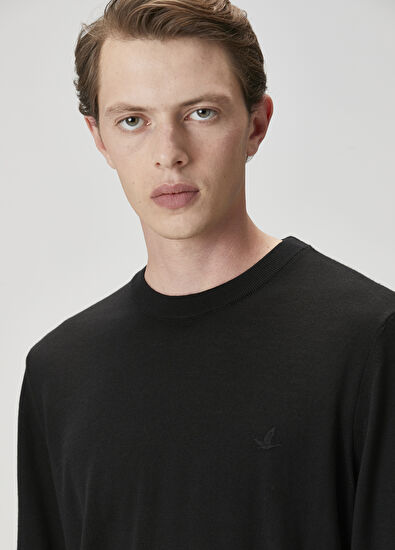 Beymen Club Black Basic Wool Sweater - 7