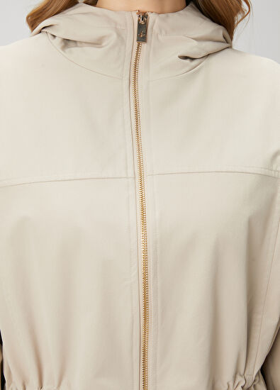 Beymen Club Beige Hooded Jacket - 7