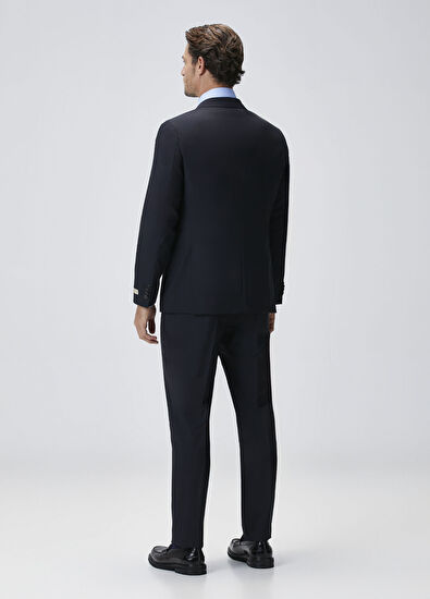 Drop 7 Lacivert Yün Takım Elbise - Görsel 7