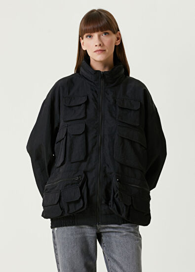 Golden Goose Siyah Kapüşonlu Yağmurluk - 3