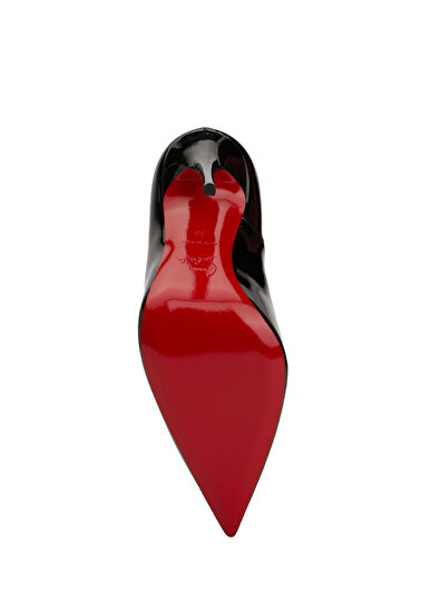 So Kate Siyah Deri Stiletto - Görsel 7