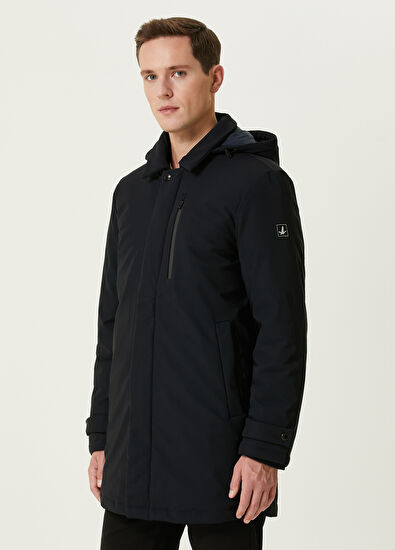 Beymen Club Navy Blue Hooded Coat - 4
