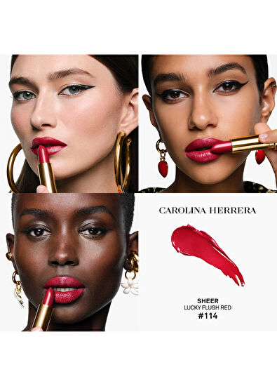 Carolina Herrera Fabulous Kıss The Lipstick Sheer 114 Lucky Flush - 4