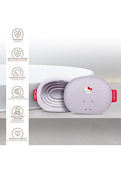 Geske Hello Kitty Sonic Warm & Cool Mask Soğutma ve Isıtmalı + Led Terapili + Titreşimli Yüz Maskesi Bakım Cihazı - 5