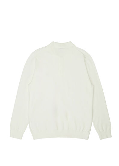 Beymen Club Off-White Polo-Neck Knit Top - 6