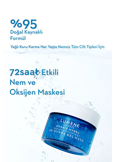 Lumene Oxygen Recovery 72 Saat Nemlendirici Oksijen Maskesi 150 ml - 5