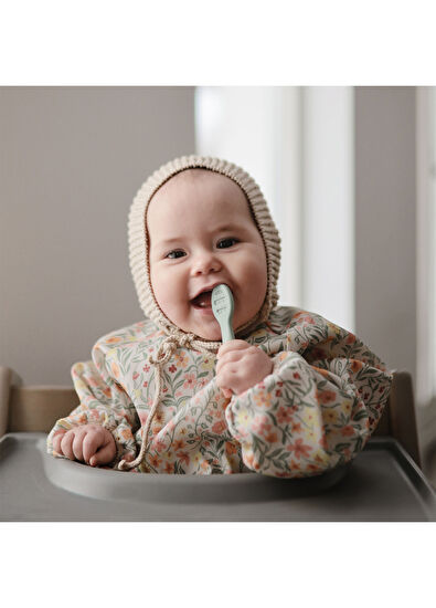 Mushie Blush Shifting Sand Baby First Feeding Spoon Set - 4