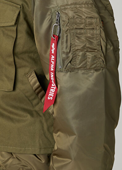 Alpha Industries MA-1 Yeşil Flight Mont - 6