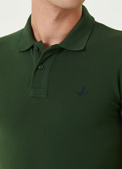 Beymen Club Slim Fit Yeşil Polo Yaka T-shirt - 5