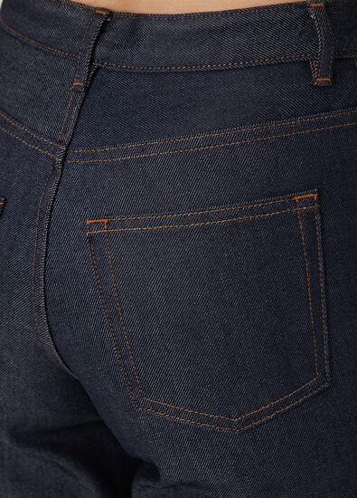 A.P.C. New Sailor Lacivert Crop Straight Jean Pantolon - 5