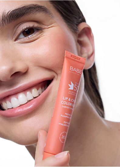 Babe Laboratorios Lip Cheek Balm Nude SPF50 Dudak ve Yanak Balmı 20 ml - 7