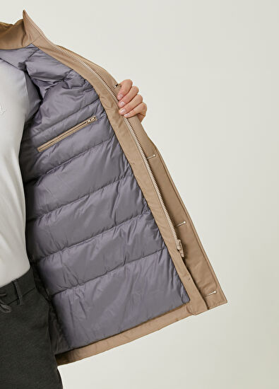 Beymen Club Vizon Kapüşonlu Kapitoneli Kaban - 10