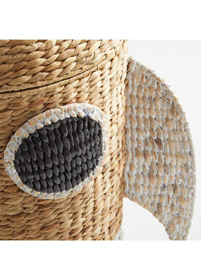 Zoa Collection Rattan Rocket Toy Basket with Lid - 7