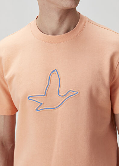 Beymen Club Kayısı Kontrast Baskı Detaylı T-shirt - 6