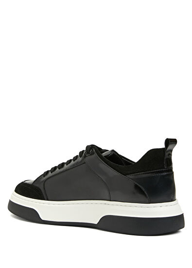 Beymen Club Black Men's Leather Sneakers - 3