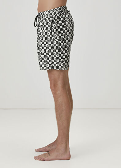 Beymen Club Black Goose Printed Swimsuit - 3