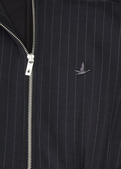 Beymen Club Navy Blue Hooded Striped Patterned Sweatshirt - 7