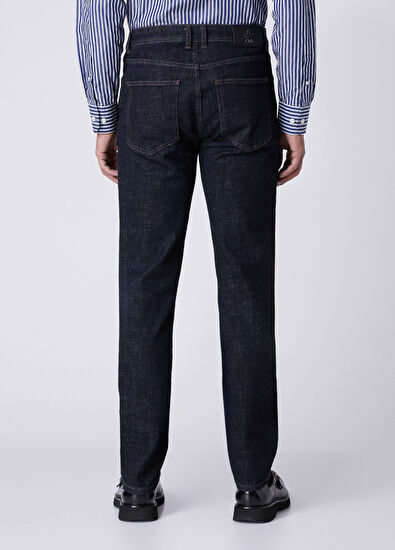 Beymen Club Slim Fit Indigo Raw Jeans - 3