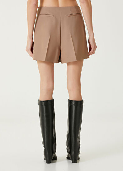 Fendi Bej Mini Yün Etek - 5