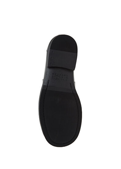 MM6 Maison Margiela Black Men's Leather Loafer - 5