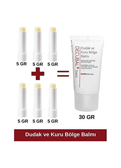 Decubal Basic Dudak ve Kuru Bölge Balm 30 ml - 4