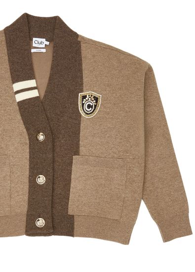 Beymen Club Camel Taşlı Logolu Kolej Hırka - 5