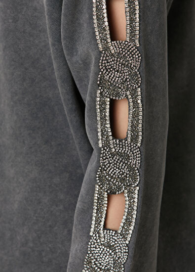 Beymen Club Antrasit Taş Detaylı Sweatshirt - 6