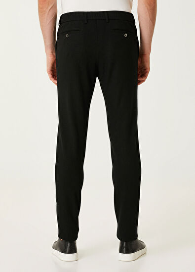 Marco Pescarolo Evo Siyah Yün Pantolon - 3