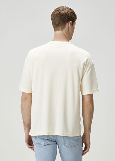 Beymen Club Ecru Oversized T-Shirt - 4