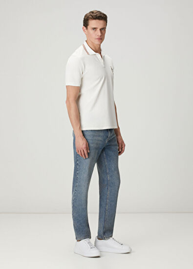 Beymen Club Kırık Beyaz Comfort Fit Clubby Pike Polo T-shirt - 3