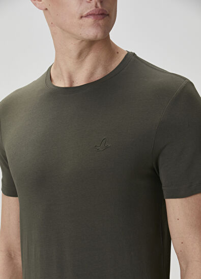 Beymen Club Haki Basic T-shirt - 6