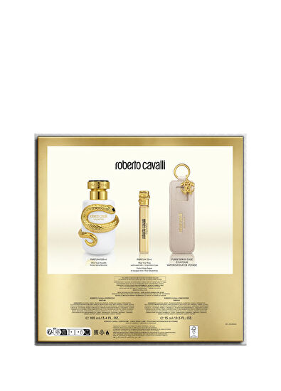 Roberto Cavalli Serpentine 100ml + 15ml Travel Size + Charm Case Women's Perfume Set - 5