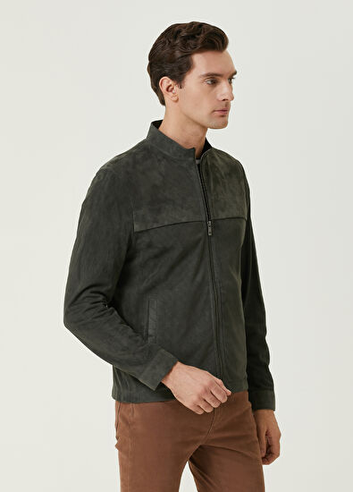 Beymen Club Khaki Suede Jacket - 4
