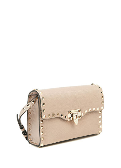 Valentino Garavani Rockstud Small Pudra Kadın Deri Çanta - 3
