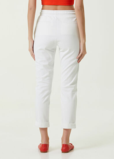 Beymen Club Kırık Beyaz Beli Bağcıklı Jogger Pantolon - 5