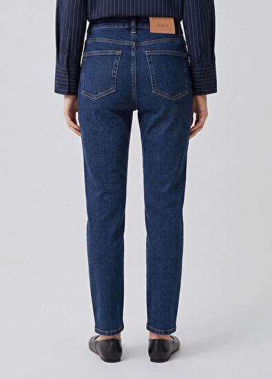 Beymen Club Slim Straight Fit Dark Blue Jeans - 4