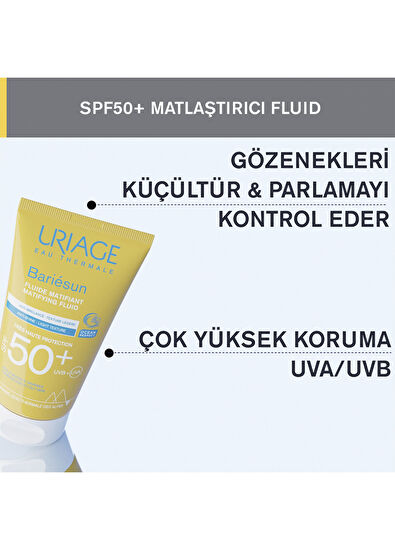 Uriage Bariesun SPF50+ Karma ve Yağlı Cilt Matlaştırıcı Güneş Koruyucu Krem 50 ml - 4