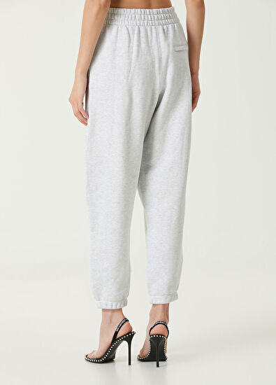 T by Alexander Wang Gri Logolu Eşofman Altı - 5