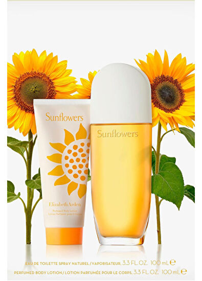 Elizabeth Arden Sunflowers EDT Spray 100 ml + Perfumed Body Lotion 100 ml Kadın Parfüm Seti - 5