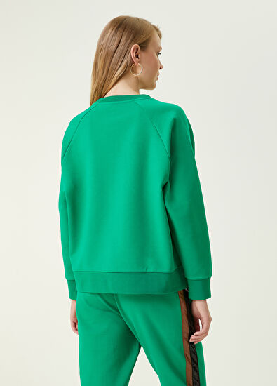 Beymen Club Yeşil Çift Şeritli Sweatshirt - 6