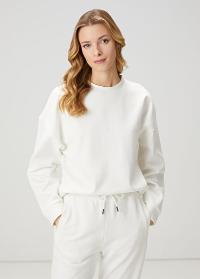 Beymen Club White Sweatshirt - 3