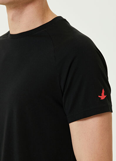 Beymen Club Siyah Logolu T-shirt - 5