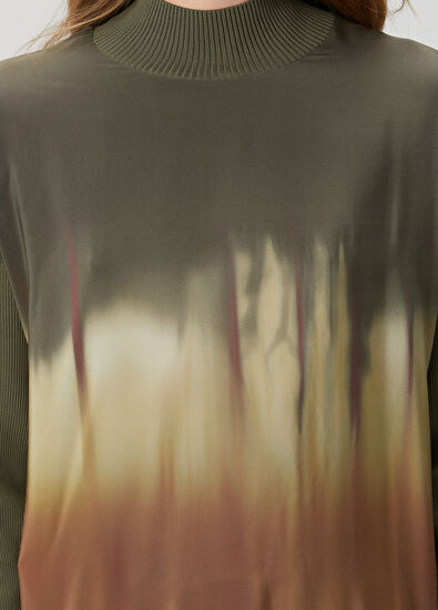 Beymen Club Haki Batik Desenli Kazak - 6