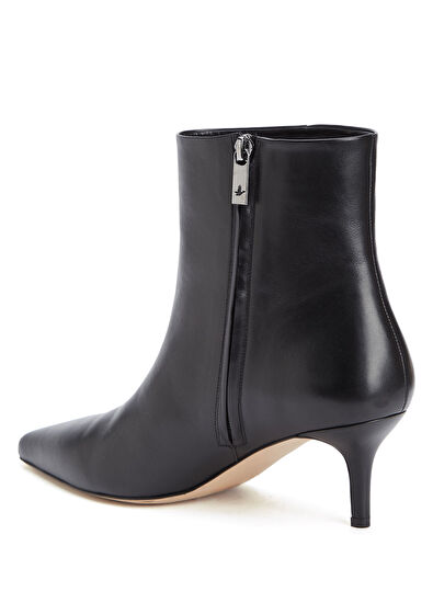 Beymen Club Siyah Kitten Heel Kadın Deri Bot - 3