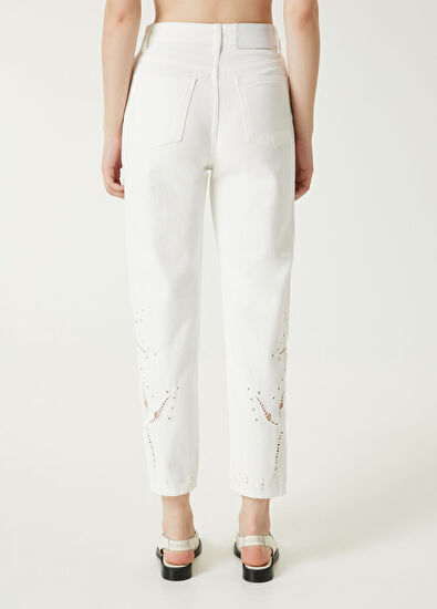 Beymen Club Mom Fit White Jeans - 6