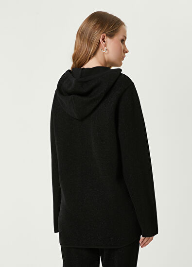 Beymen Club Siyah Sim Dokulu Hırka - 6