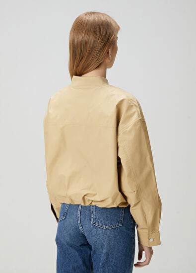 Beymen Club Beige Bomber Coat - 6