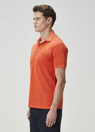 Beymen Club Comfort Fit Nar Çiçeği Polo Yaka T-shirt - 5