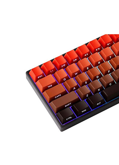 Akko Monsgeek Fun60 Max Shine Through Blaze Gradient Hall Effect Manyetik Switch ARGB Kablosuz Hotswap Mekanik Gaming Klavye - 5