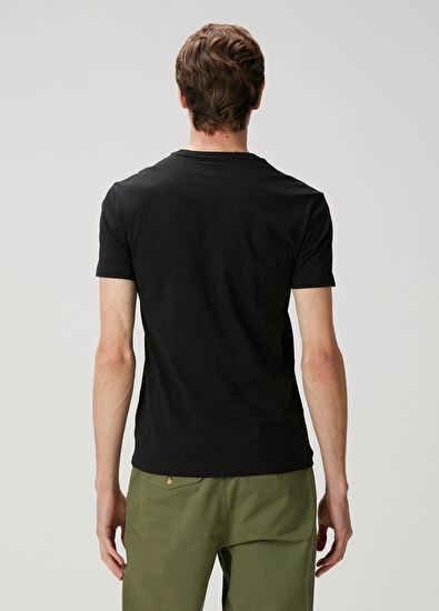 Siyah Basic T-shirt - Görsel 5